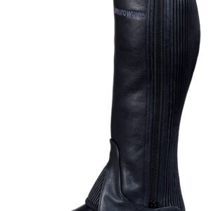 Euro Wave Mild Cowhide Full-Grain Leather Half Chaps